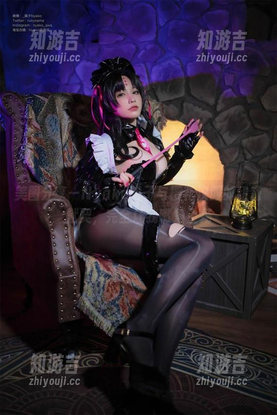 美图分享—Nyako喵子与樱花汉服的甜蜜默契，完全让我嘴角上扬
