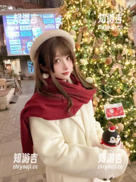 凉凉子 凉凉子的兔子角色扮演,圣诞节的图集超乎你的想象!